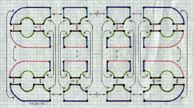 hyperbolic even-gon parts